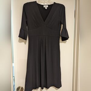 Ann Taylor LOFT knit black dress